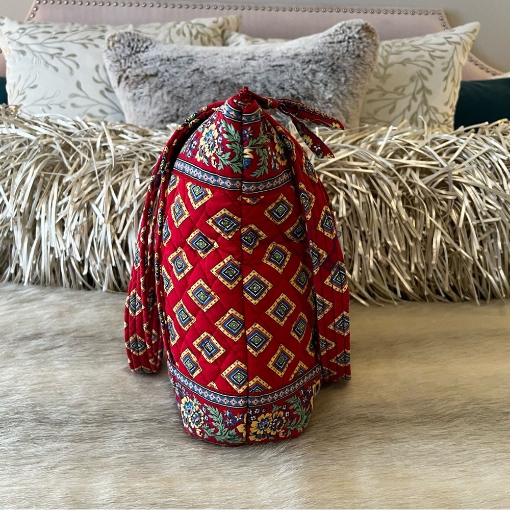 Vera Bradley Red Patterned Tote - image 6